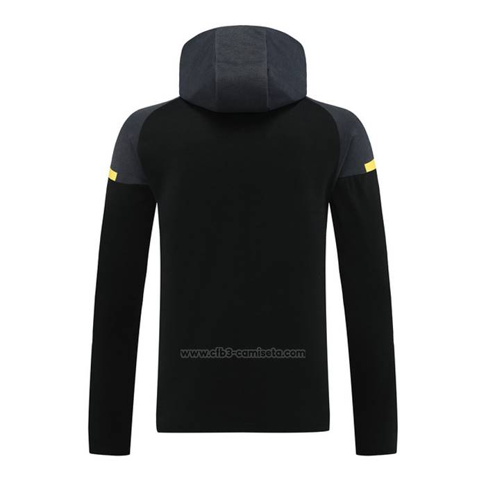 Chaqueta con Capucha del Borussia Dortmund 2024-2025 Negro